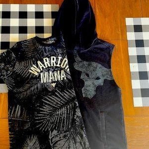 Project Rock Warrior Mana shirt/sleeveless sweatshirt YOUTH XL